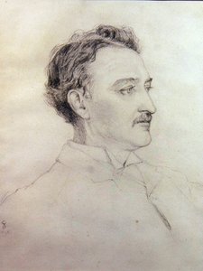 Cecil Rhodes (litho) av Violet Duchess of (after) Rutland