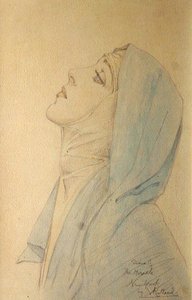Diana Cooper i profil och Madonnan i 