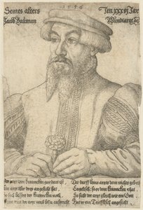 Porträtt av Jakob Baumann av Virgil Solis