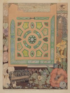 Flower Garden - Lewis Estate, ca. 1936.