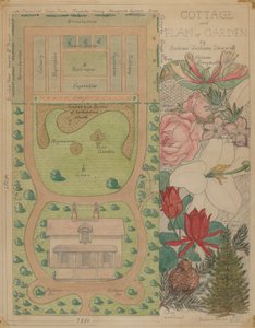 Markplan för stuga, ca. 1936.
