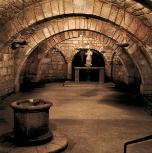 Crypt of Saint Antolin, katedralen i Palencia, Spanien, 700-talet (foto)