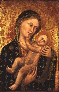 Madonna och barn (panel)
