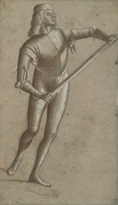Carpaccio - En gondoljär (recto), ca 1514-1520 av Vittore Carpaccio