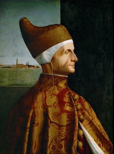 The Doge Leonardo Loredan (olja på duk) av Vittore Carpaccio