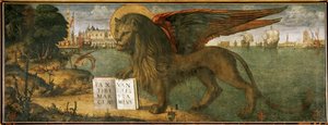 Markuslejonet (olja på duk) av Vittore Carpaccio