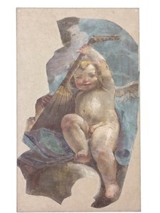 Fresker av änglar, ursprungligen från St. Augustinus kyrka