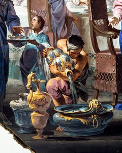 Vigsel i Cana, av Vittorio Maria Bigari (1692-1776), Detalj