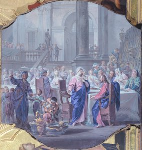 Kanas bröllop, av Vittorio Maria Bigari (1692-1776)