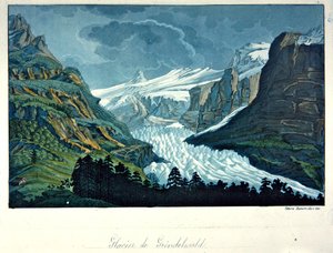 Glacier of Grindelwald, illustration från 