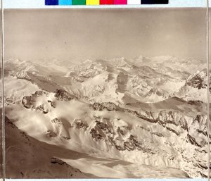 Panorama över Alperna av Vittorio Sella
