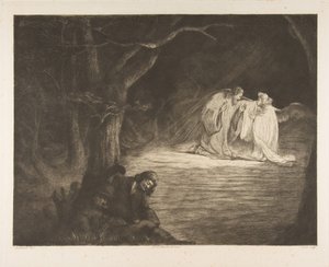 Kristus på Oljeberget, sent 1700-tidigt 1800-tal.
