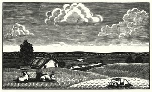 Illustration för Tess Of The D’Urbervilles av Thomas Hardy (gravyr)