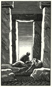 Illustration för Tess Of The D’Urbervilles av Thomas Hardy (gravyr)