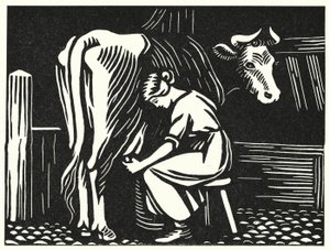 Illustration för Tess Of The D’Urbervilles av Thomas Hardy (gravyr)