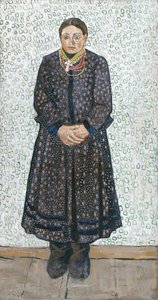 Ukrainsk bondkvinna, 1910-1911 av Vladimir Davidovich Burliuk