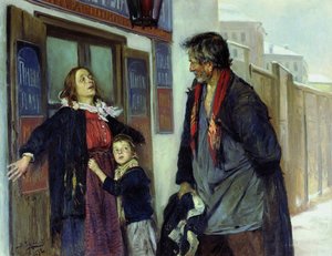 Jag släpper inte in!, 1892