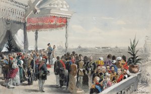 Offentliga festligheter efter kröningen av kejsar Alexander III på Khodynkafältet, 1883 av Vladimir Egorovic Makovsky
