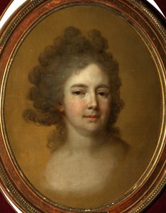Porträtt av kejsarinnan Maria Feodorovna Sophie Dorothea av Württemberg 1759-1828, 1796 av Vladimir Lukich Borovikovsky