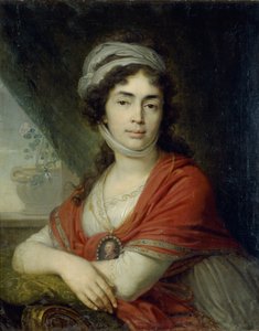 Porträtt av Maria Marfa Dmitrievna Dunina, född Norova, 1799 av Vladimir Lukich Borovikovsky