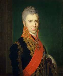 Porträtt av kronan Equerry Sergey Ilyich Mukhanov 1762-1842 av Vladimir Lukich Borovikovsky