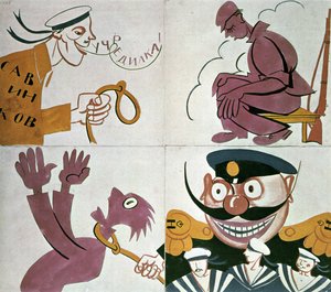 Karikatyr mot den konstituerande församlingen av Vladimir Mayakovsky