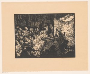 Dockteater av Vladimir Silovsky (signed by artist)