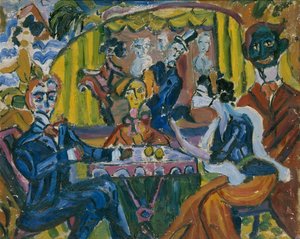The Stray Dog Cabaret i Sankt Petersburg, 1910-talet av Vladimir Vladimirovich Dmitriyev