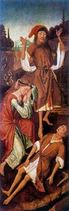 Adam och Eva gråter över förmågans kropp, c1440-1495.
