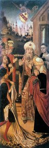 Jacob gråter över Josephs blodfläckade tunika, 1400-talet.