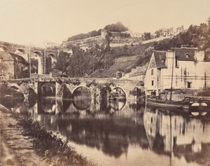 Port de Dinan, Brittany, 1856. av WA Mansell