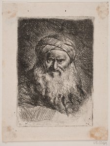 Gammal man med turban