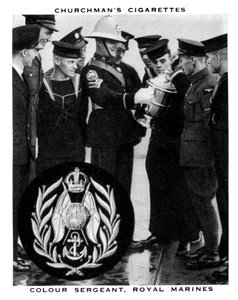 Färgsergeant, Royal Marines, 1937.