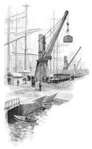 Laddar kol i Newcastle, New South Wales, Australien, 1886. av WC Fitler