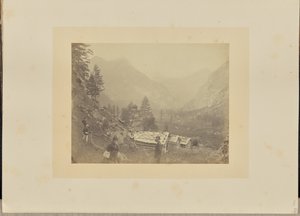 På Col de Fedaia, Venetien av W.D. Howard and F.H. Lloyd