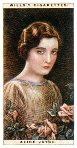 Alice Joyce 1890-1955, amerikansk skådespelerska, 1928.