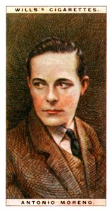 Antonio Moreno 1887-1967, spansk skådespelare, 1928.