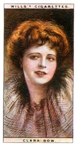 Clara Bow 1905-1965, amerikansk skådespelerska och sexsymbol, 1928.