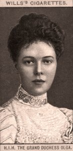 H.I.H Storhertiginnan Olga, 1908. av WD and HO Wills