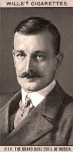 H.I.H Storhertig Cyril av Ryssland, 1908. av WD and HO Wills