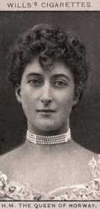 H.M. Norges drottning, 1908. av WD and HO Wills