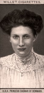 H.R.H. Prinsessan Dagmar av Danmark, 1908. av WD and HO Wills