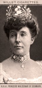 H.R.H Prinsessan Waldemar av Danmark, 1908.