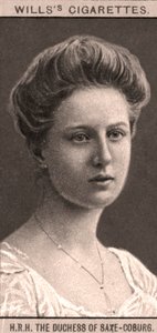 H.R.H hertiginnan av Saxe-Coburg, 1908. av WD and HO Wills