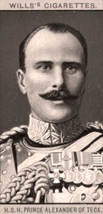 H.S.H Prins Alexander av Teck, 1908.