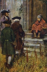 Illustration för Kidnapped (färg litho) av W.R.S. (after) Stott