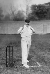 Johnny Briggs, cricketspelare i Lancashire och England, c1899.