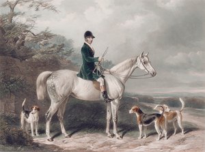 Mr. William Long på Bertha, graverad av E. Hacker, 1849 av W. Barraud
