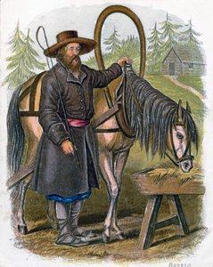 "Rysk bonde", 1809. av W Dickes