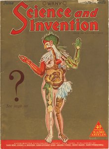 Omslag till Science and Invention Magazine, juni 1927, 1927. av W. E. Reinicke